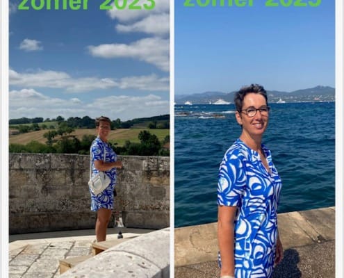 Anneke - voor en na foto